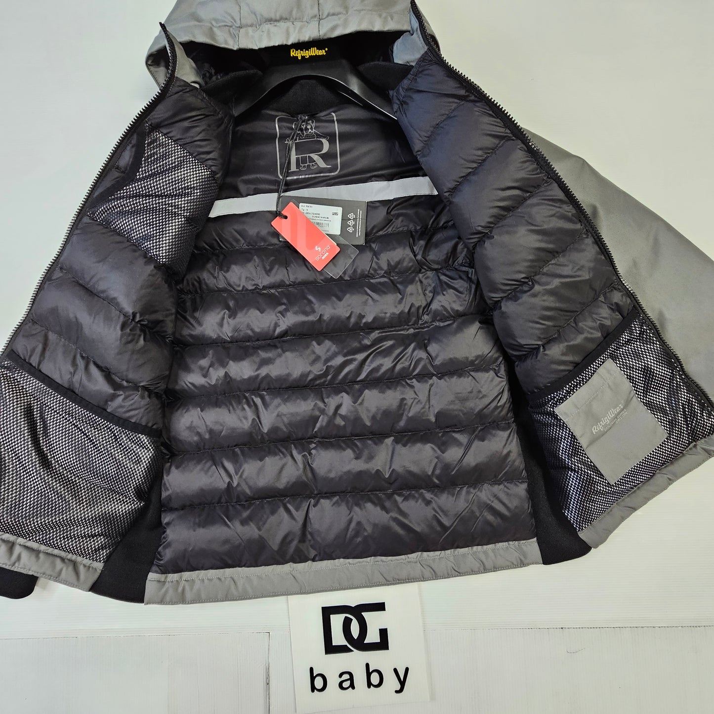 REFRIGWEAR RW791 – Piumino  Reversibile Grigio/Nero 🧥⚙️