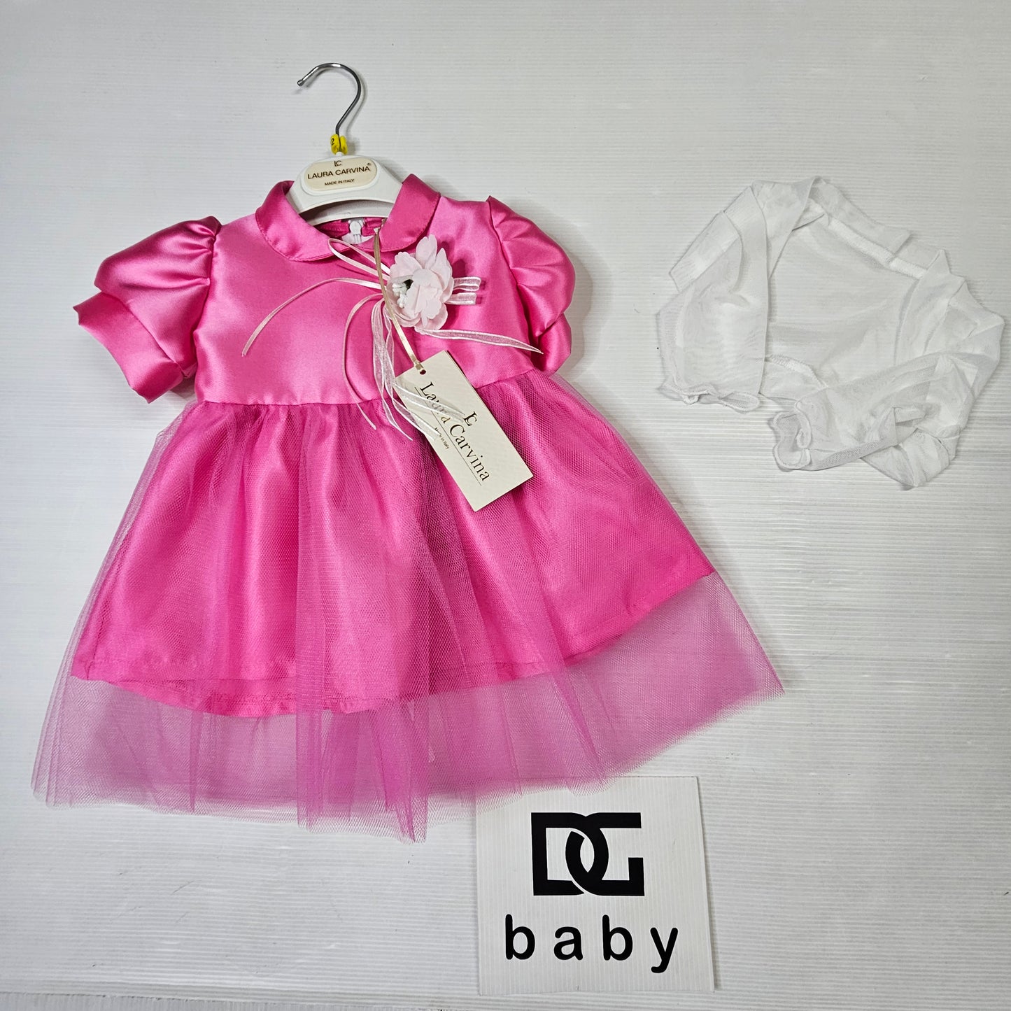 🌸 Abito Cerimonia Bimba Laura Carviana Art. LC1030