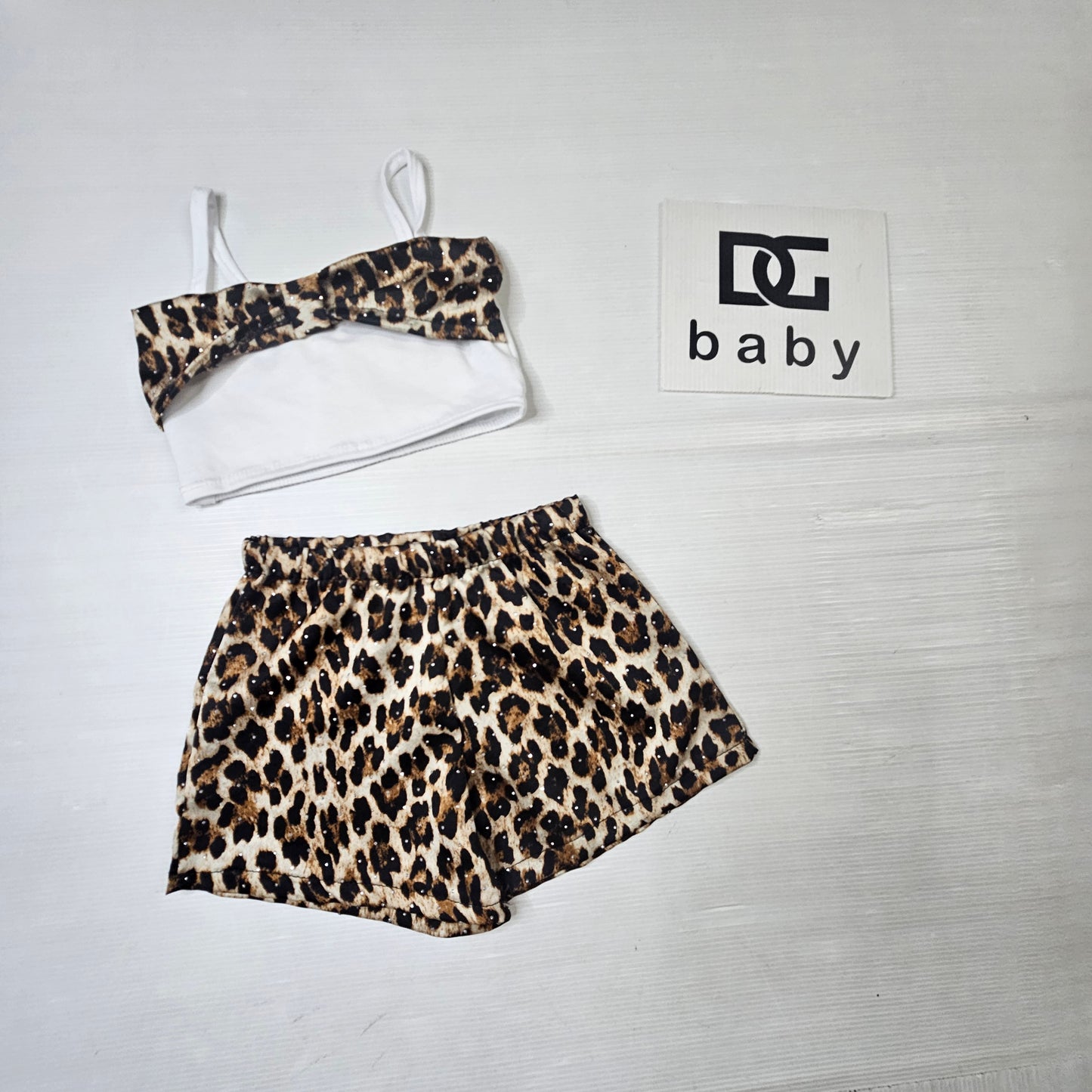 Completo Bambina Maculata Chic Top e Shorts