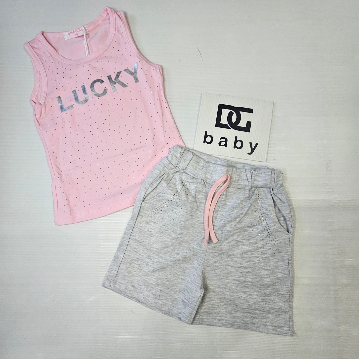 Completo Bambina Lucky con Strass