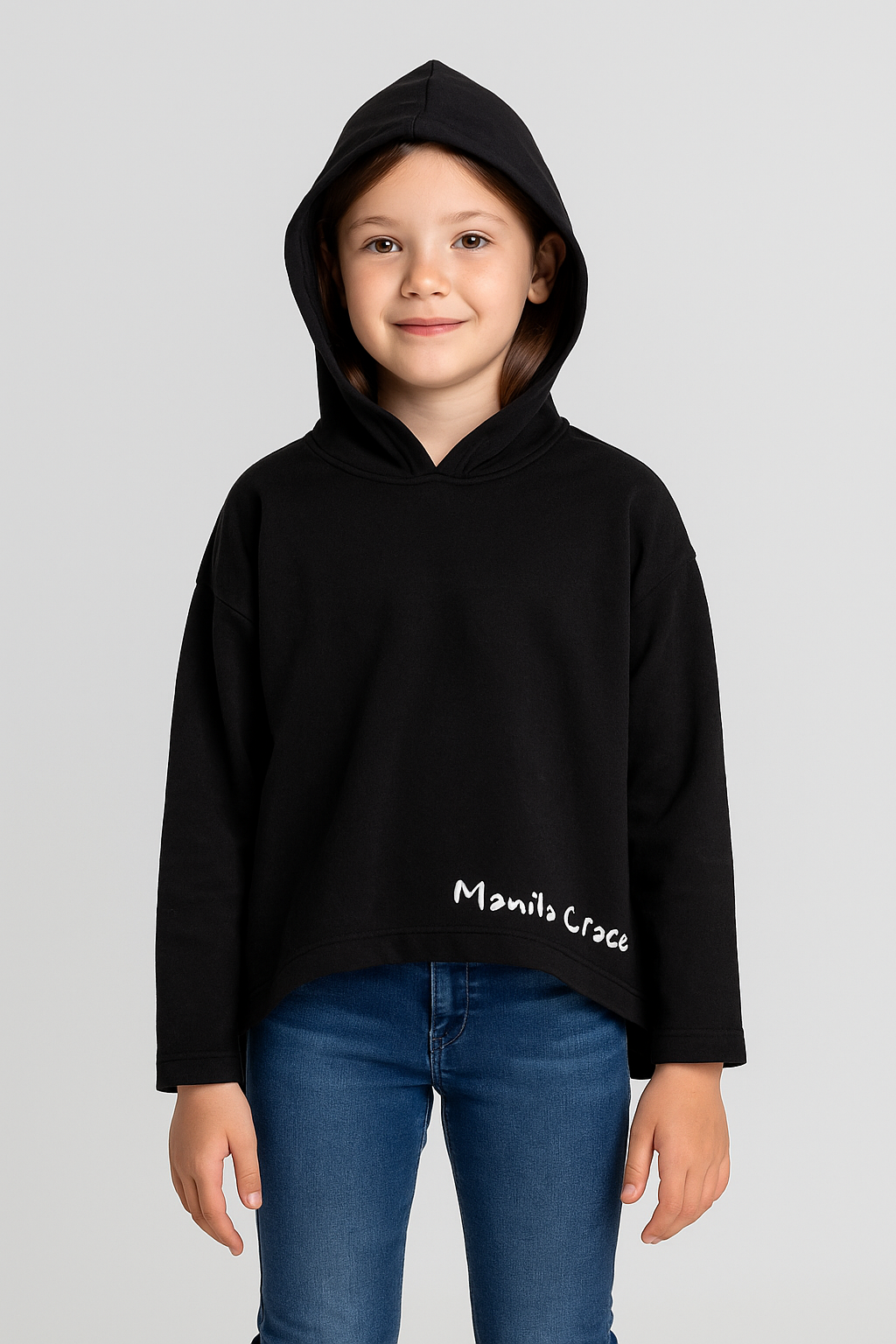 Felpa 058 con Cappuccio Manila Grace 🖤🤍