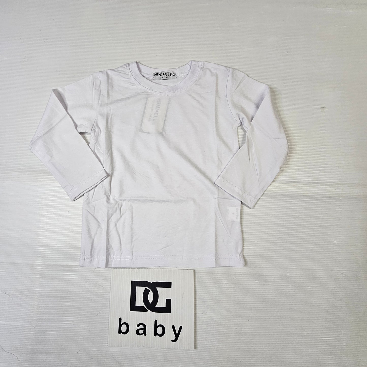 Maglia bambino/a unisex in cotone manica lunga
