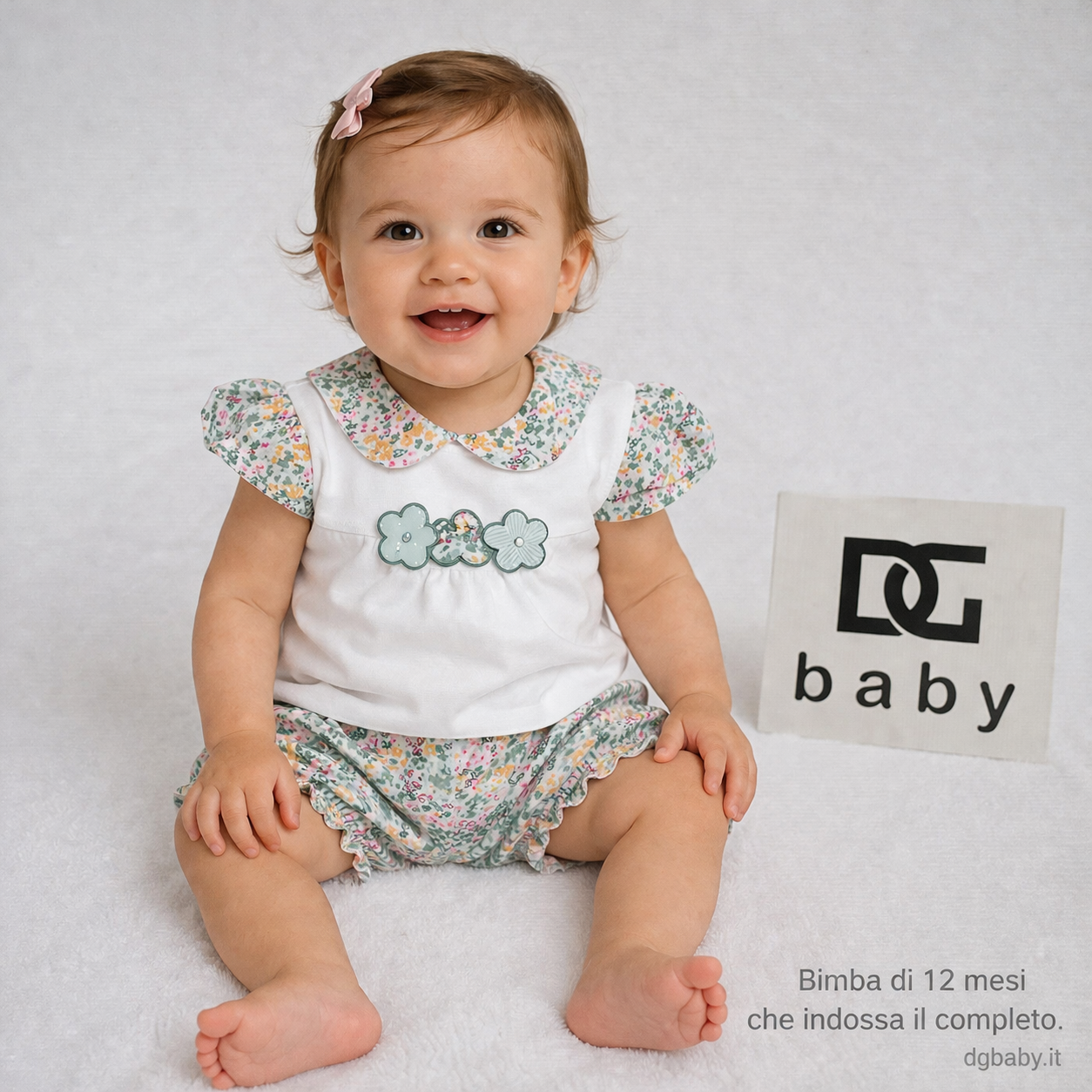 Completo Neonata “Dolce Petali”