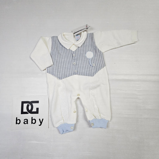 Tutina neonato elegante con palloncino – Art. 41429 💙