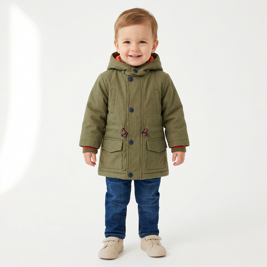 Parka bimbo “Piccolo Esploratore” 🧭💚