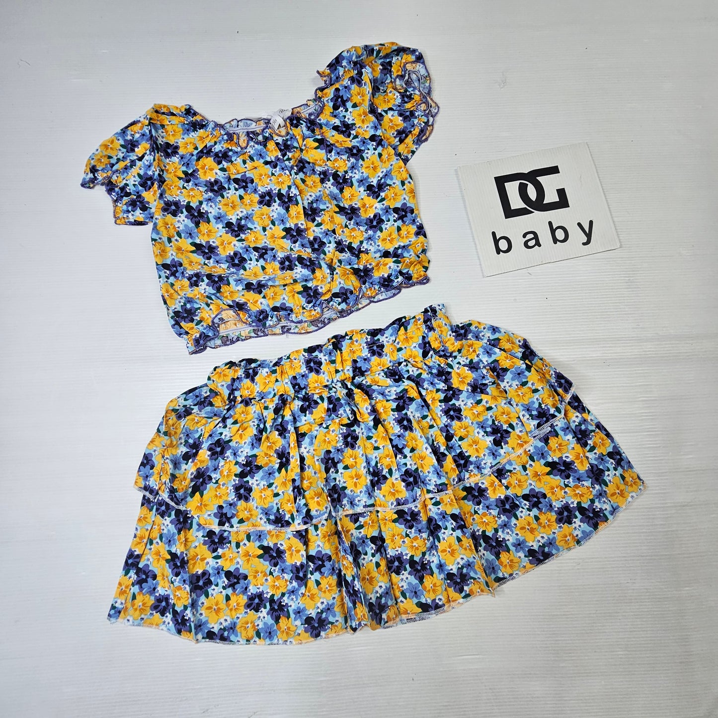 Completo Bambina Garden Chic Floreale