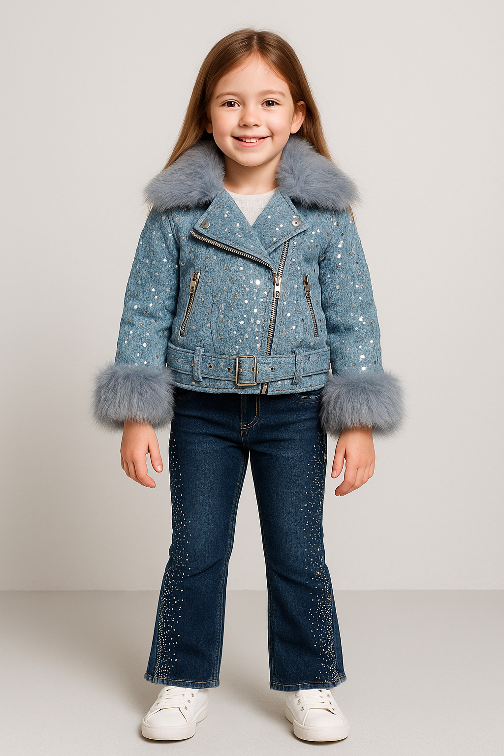 giubbotto PELLICCIA CHIODO