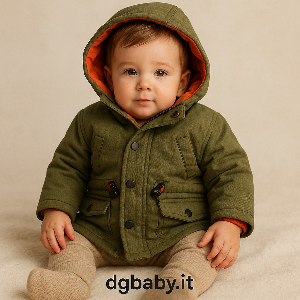 Parka “Piccolo Esploratore” 🧭💚