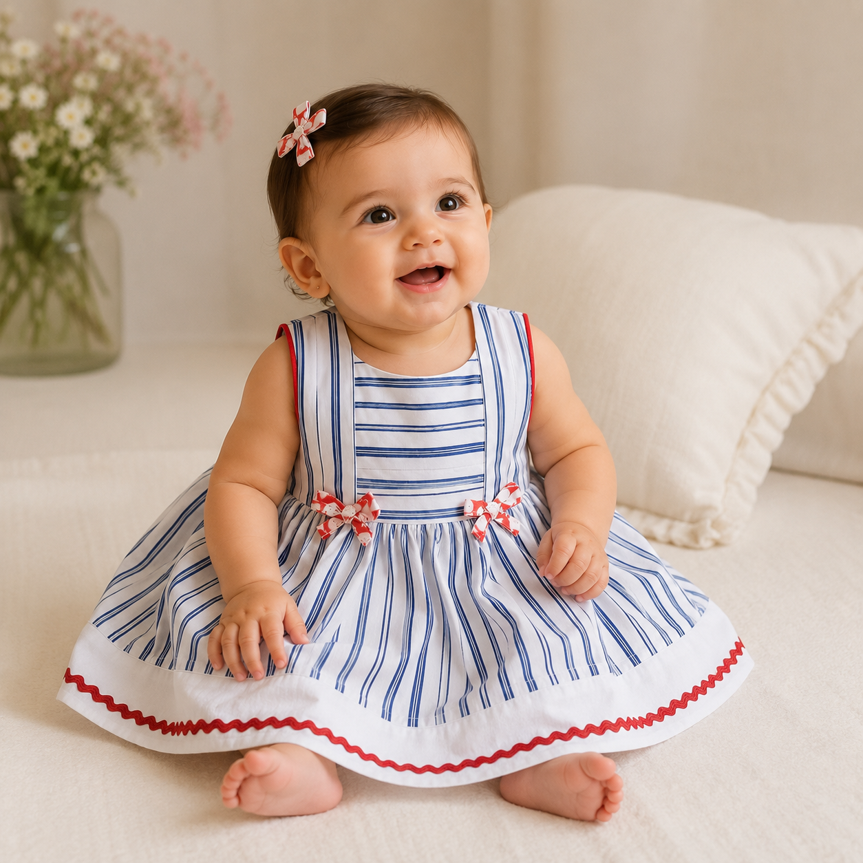 Abito Neonata Y-Clù – Marinette Righe