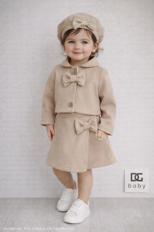 Completo “Dolce Fiocco” giacca + shorts + basco