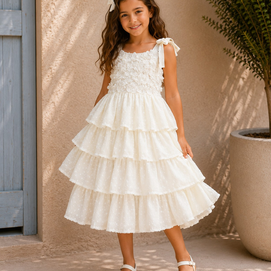Abito Cerimonia Bambina Isabella – Stefano Cavalleri by Gaialuna