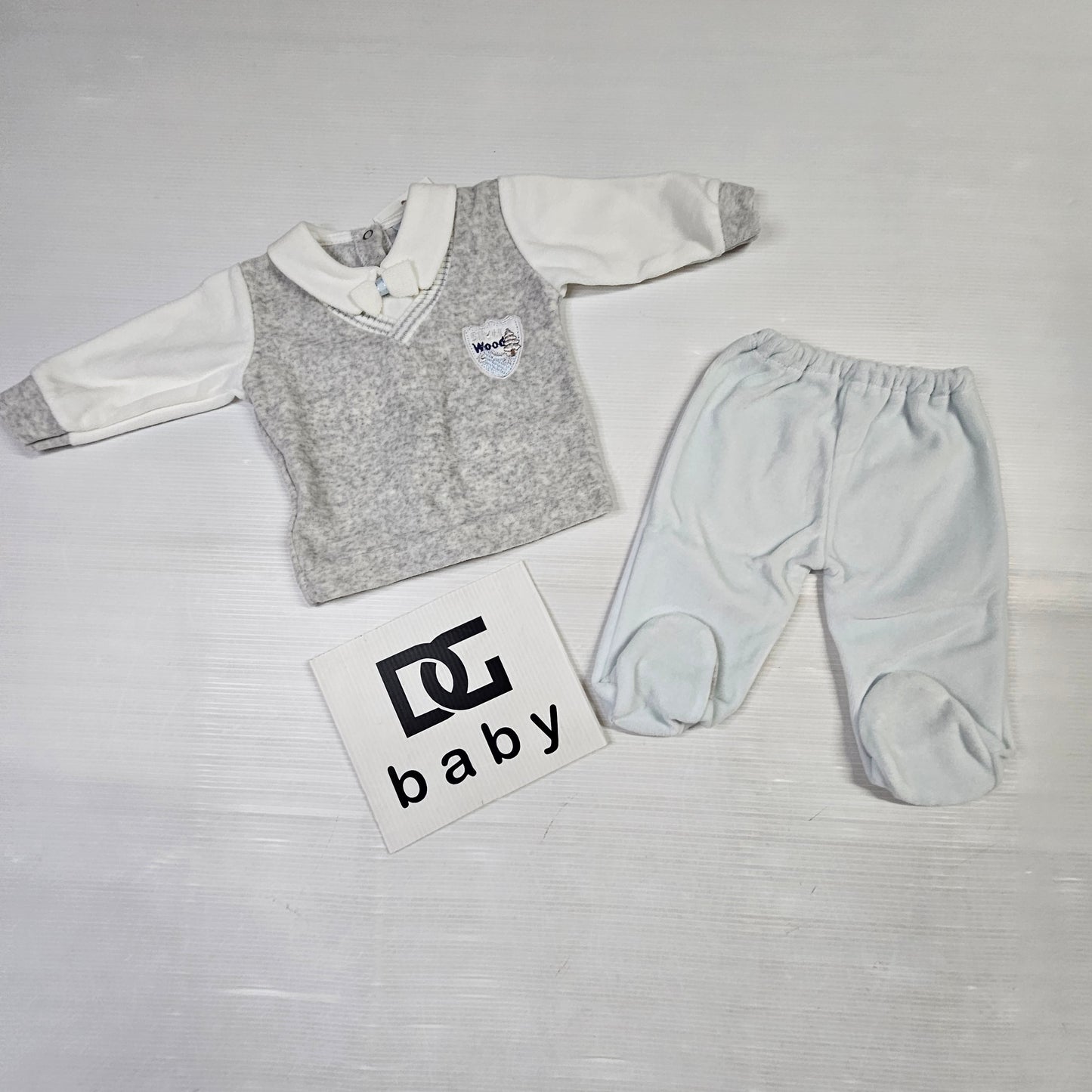 🍼 Completo ciniglia “Silver Wood” – La Margherita – Art. 37074