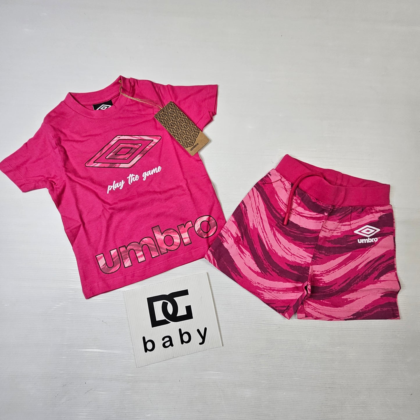 Completo bimba Umbro 8266K00055 03Y42 t-shirt + short