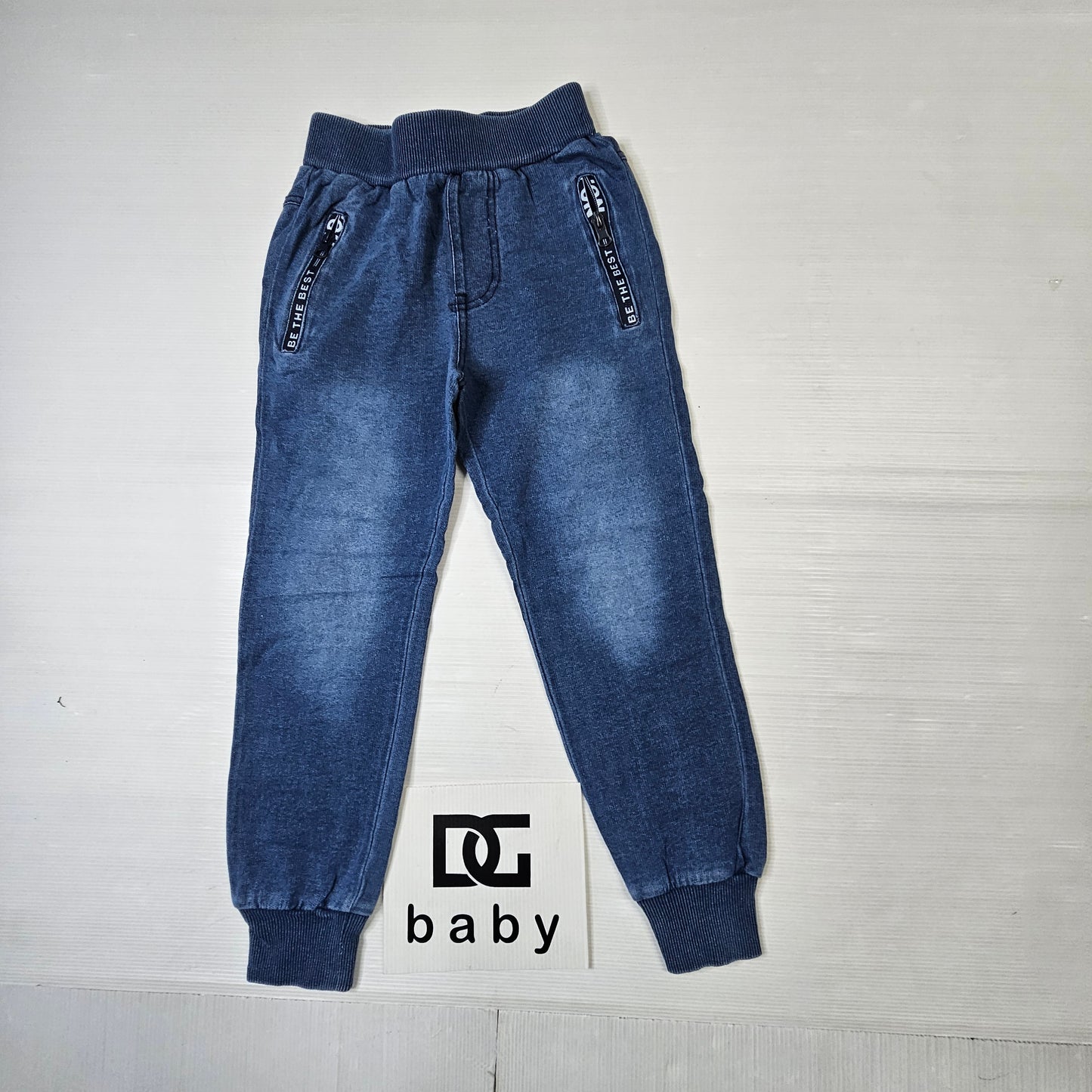 Pantalone bambino “Jogger Denim” effetto jeans