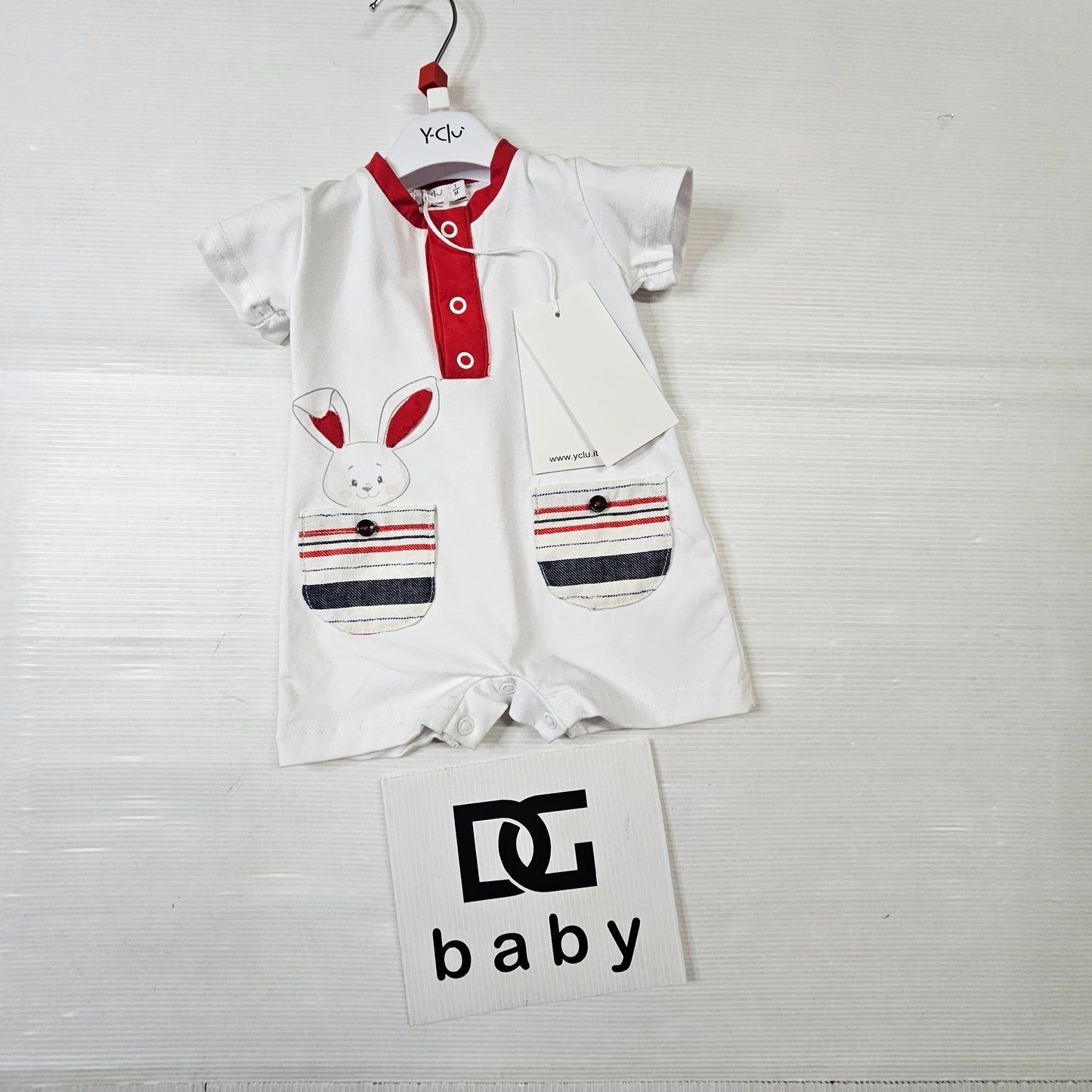 Pagliaccetto neonato Y-Clù BYC591 con coniglietto