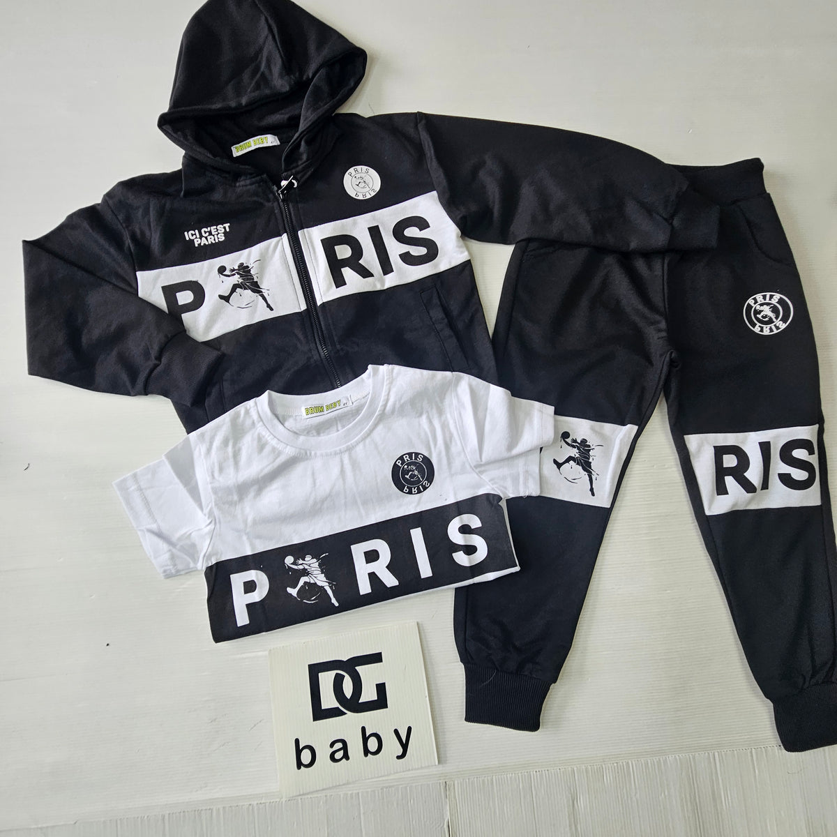 Tuta Bambino Paris 3 Pezzi
