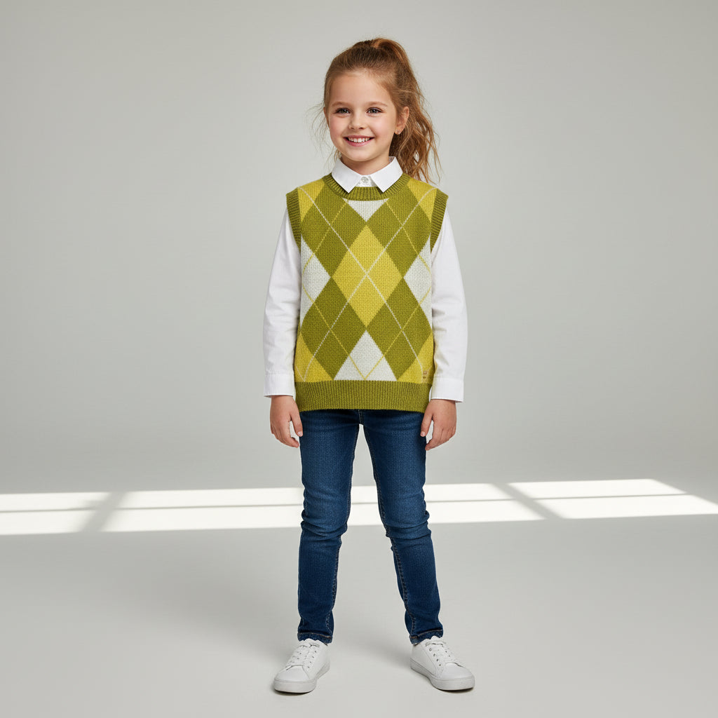 Gilet a Rombi Manila Grace 💚💛