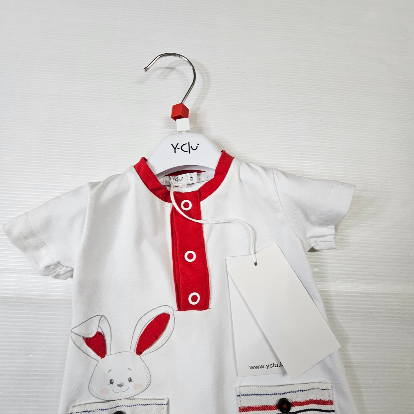 Pagliaccetto neonato Y-Clù BYC591 con coniglietto