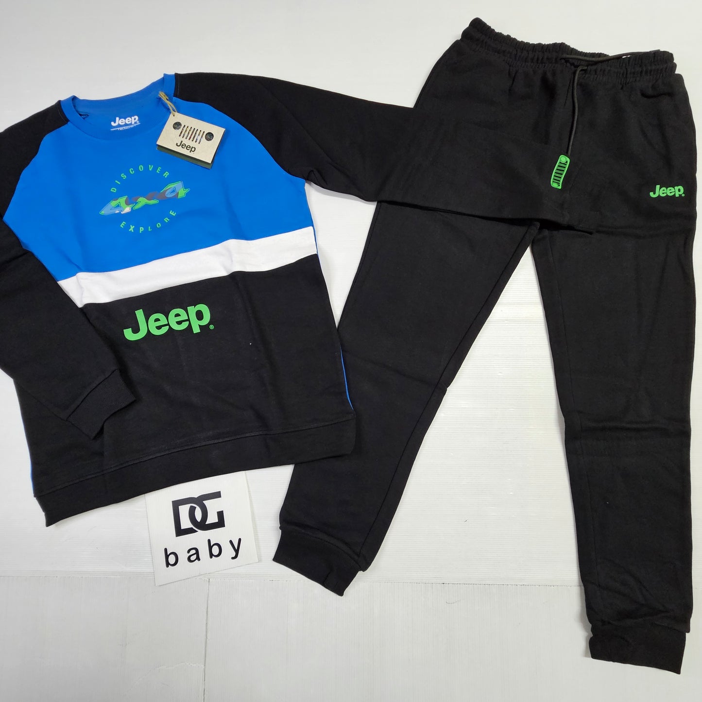 🚙 Completo felpato Jeep – Ragazzo