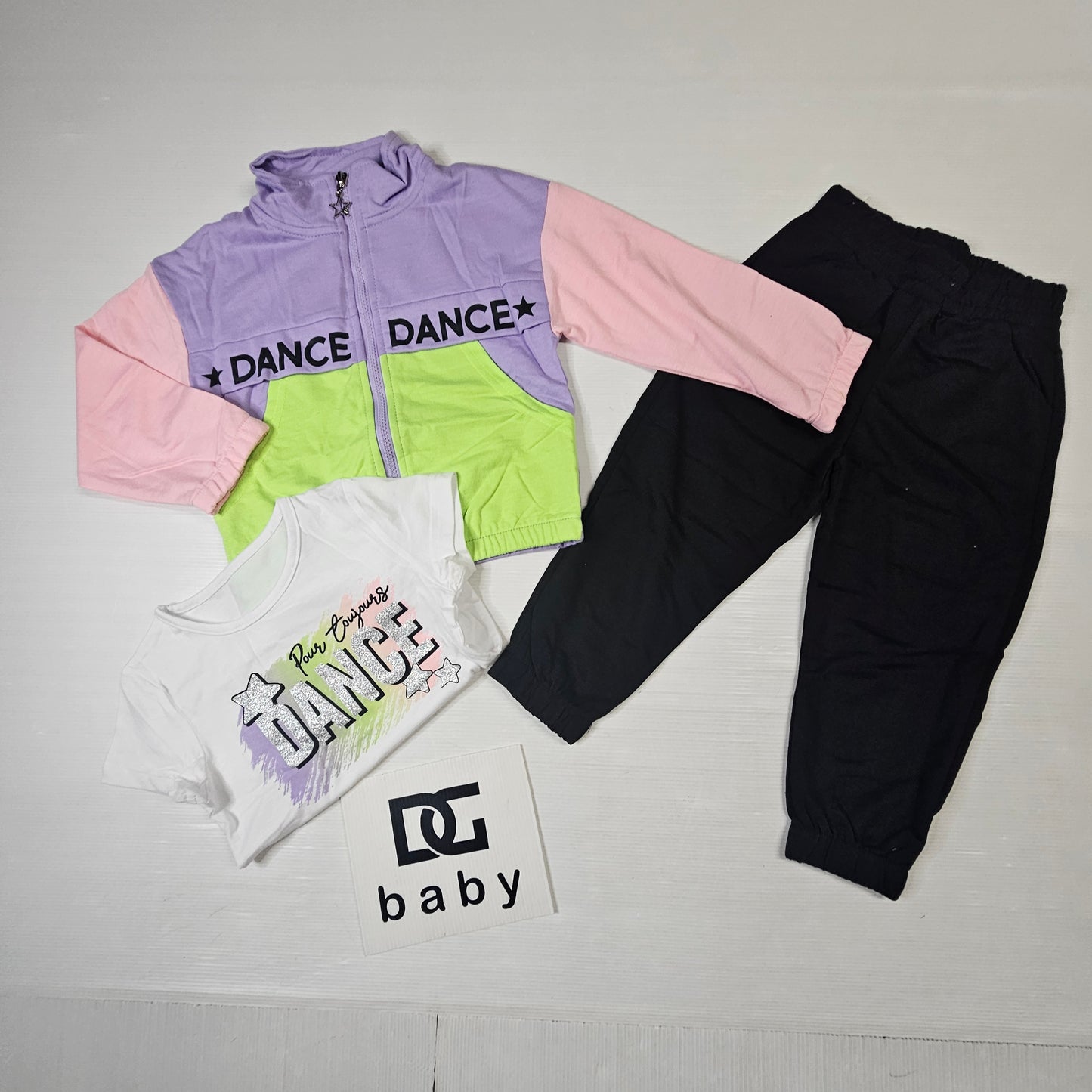Completo 3 Pezzi Bambina “Dance Vibes” 💜💃