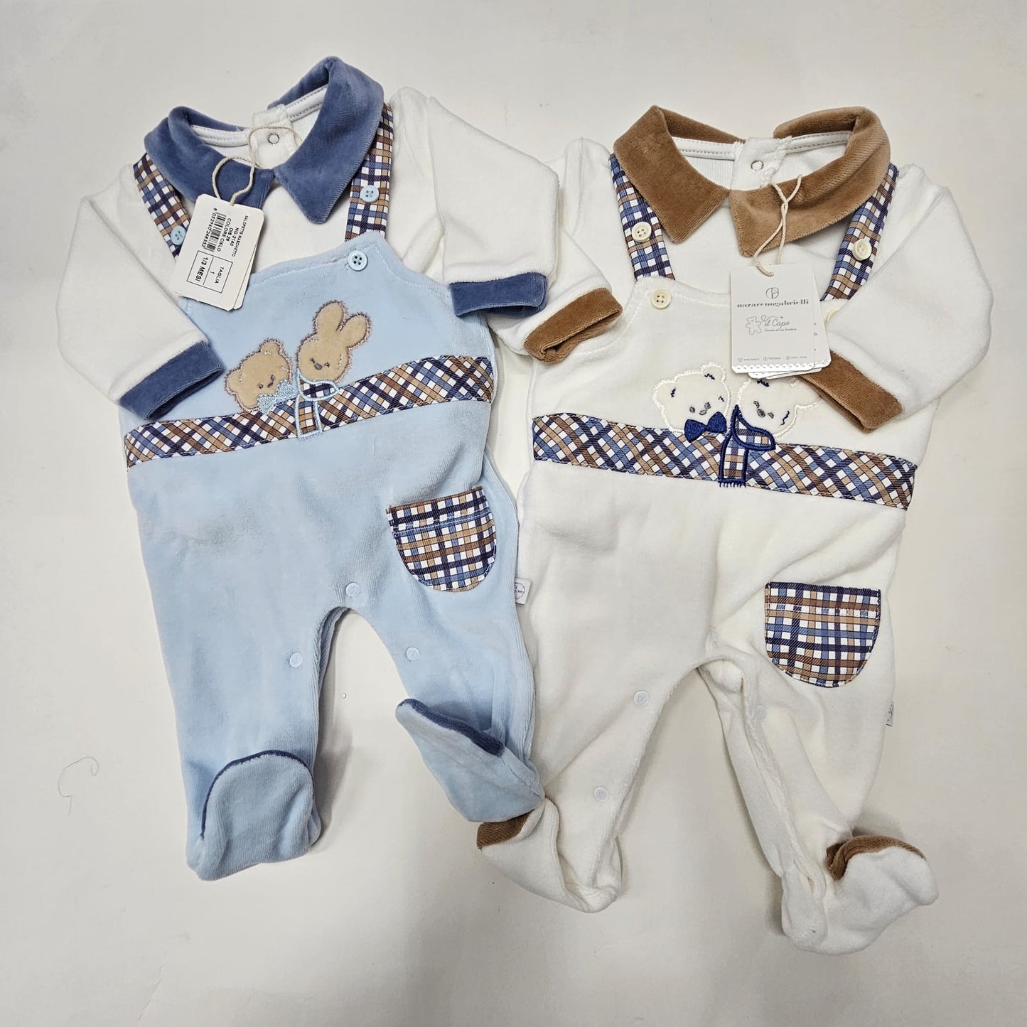 salopette/tutina neonato 2140/26 ciniglia