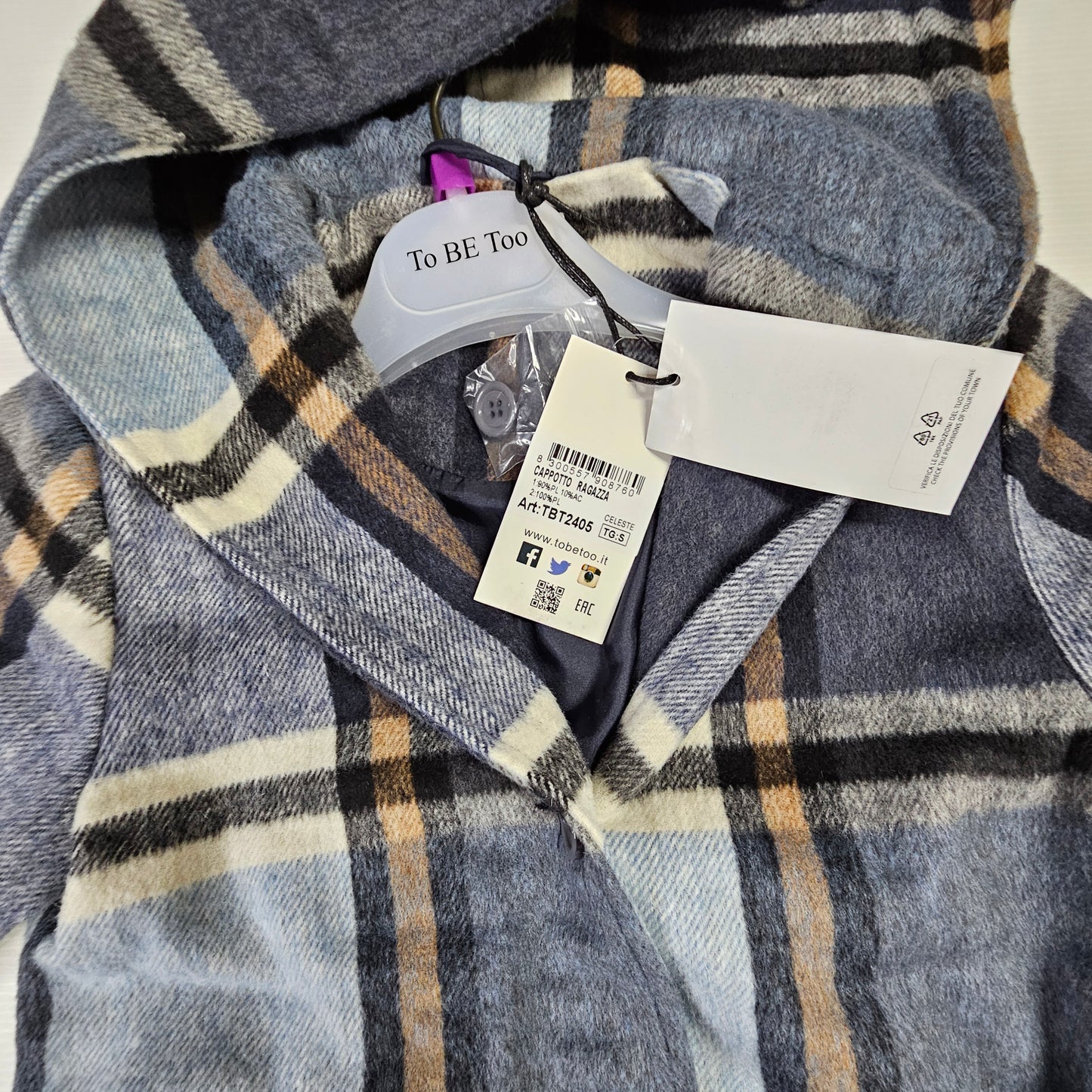 cappotto ragazza TBT2405