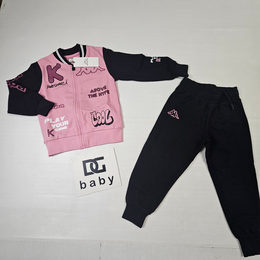 Completo Bambina KAPPA “Play Cool” 🖤✨