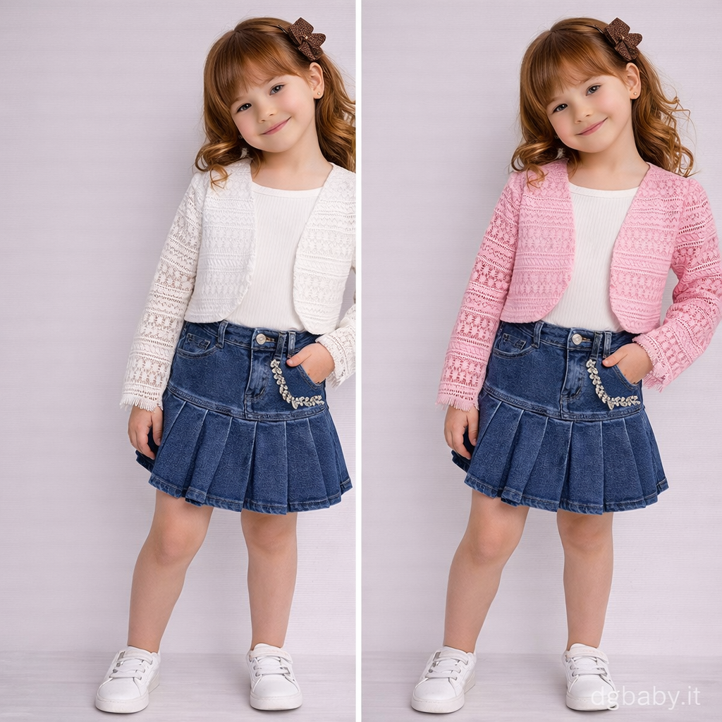 👗✨ Gonna Jeans Bambina Chic Denim