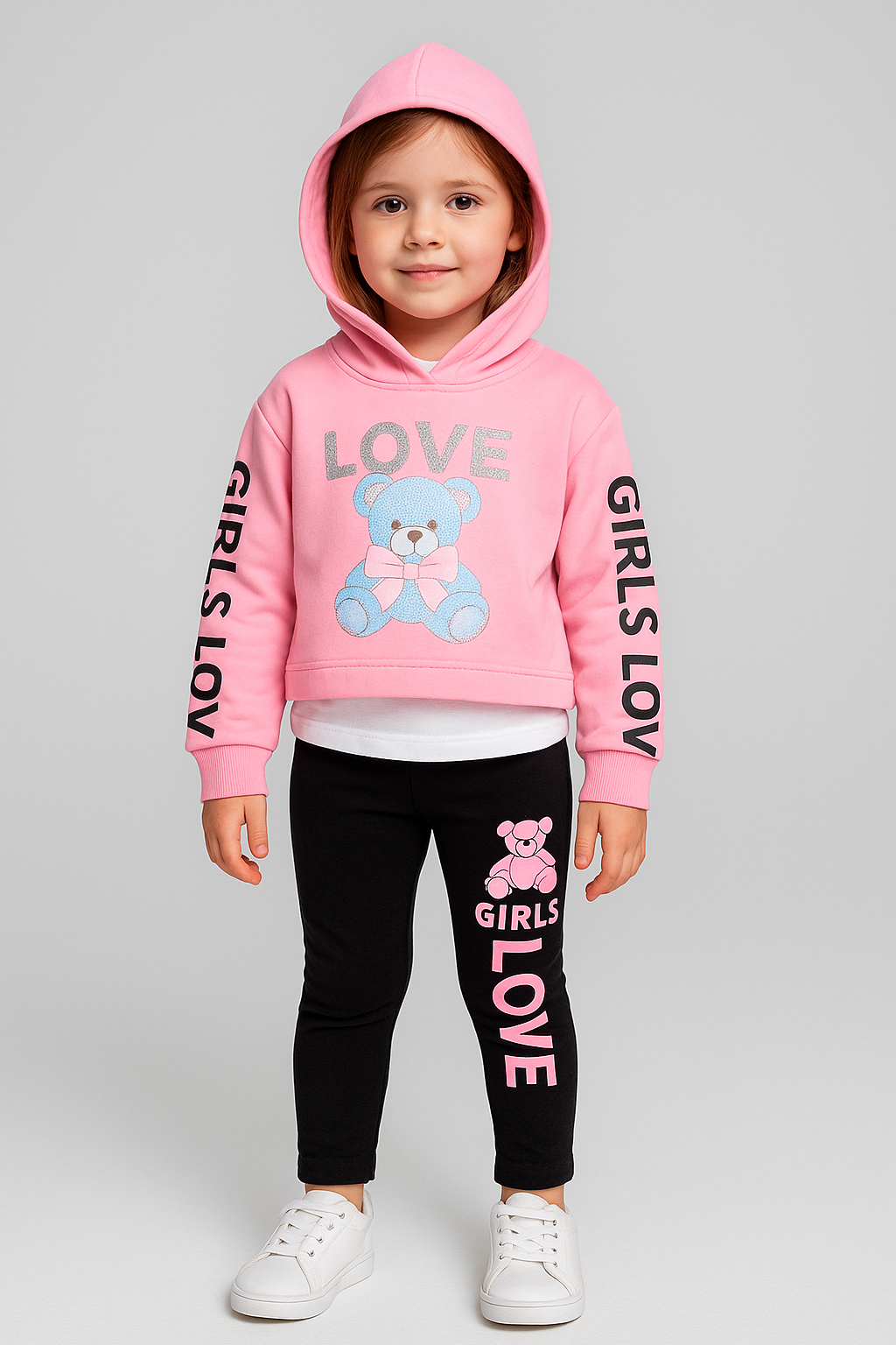 completo tuta TEDDY LOVE GIRL TRIS