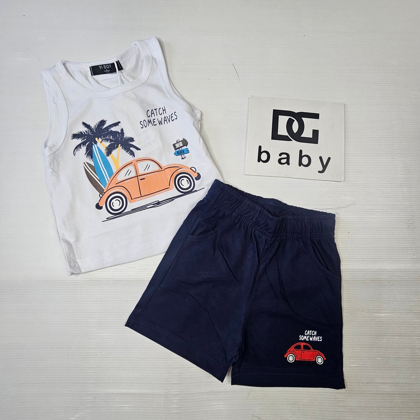 Completo Bambino Catch Some Waves Auto Vintage