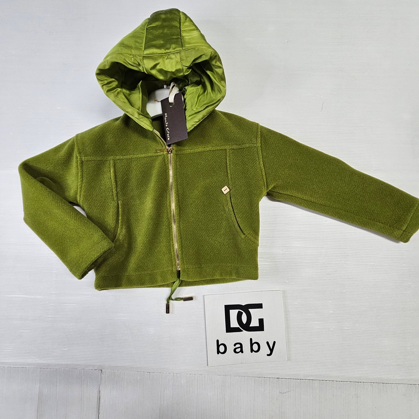 Giacchino “Green Soft” con cappuccio – Verde