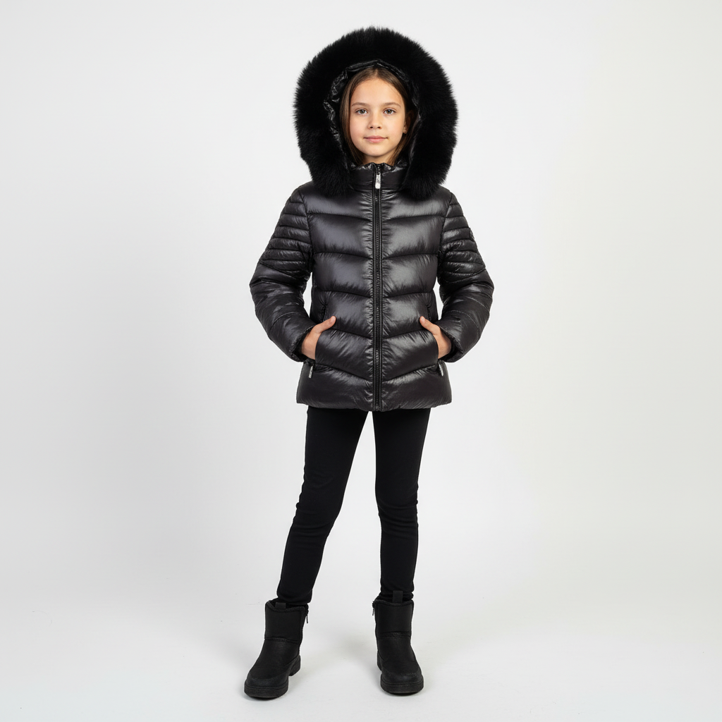 🧥 Piumino Shine Fur 15847 – Fun&Fun