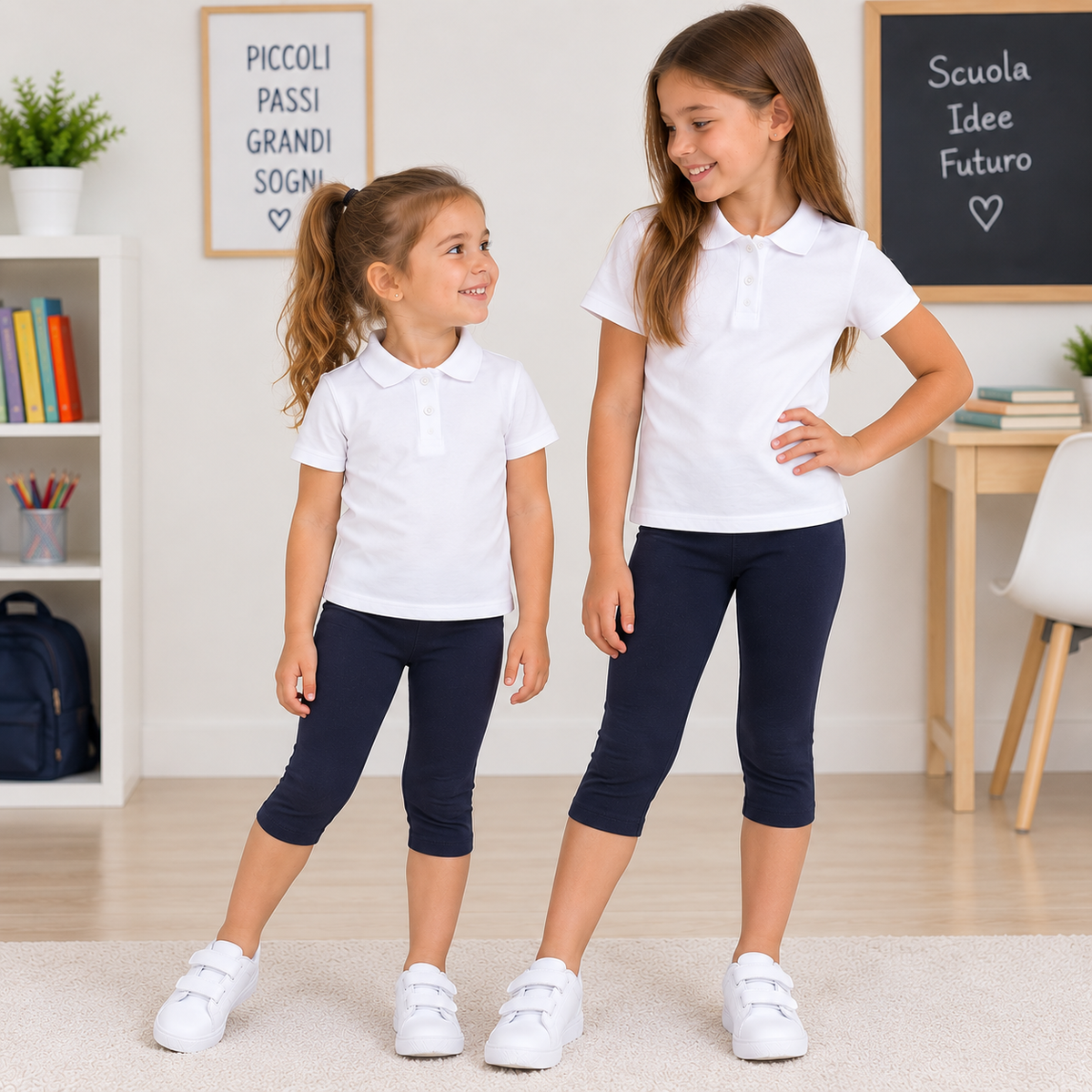 leggins capri BLU