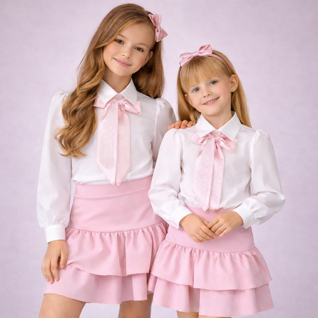 👗 Completo Bambina Candy Elegance