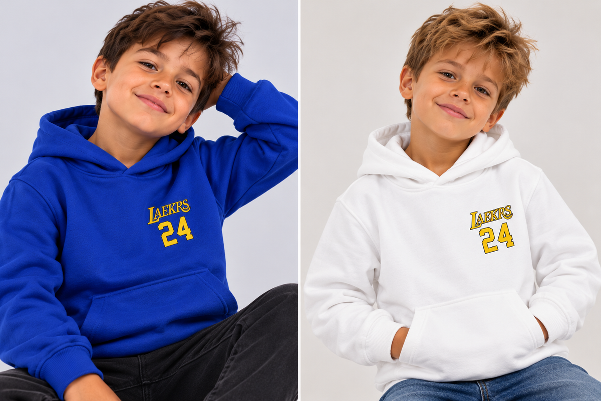 Felpa Bambino 24 con Cappuccio