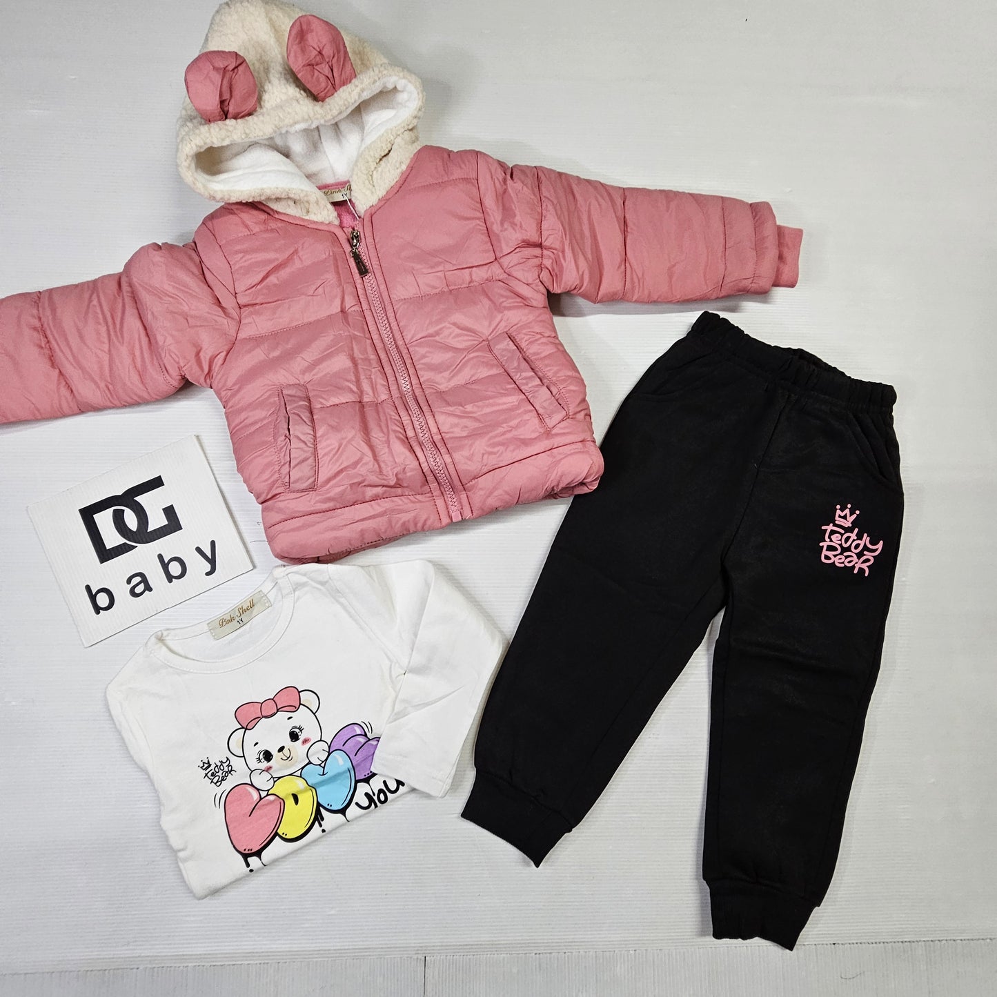 Completo Teddy Bear 3 pezzi