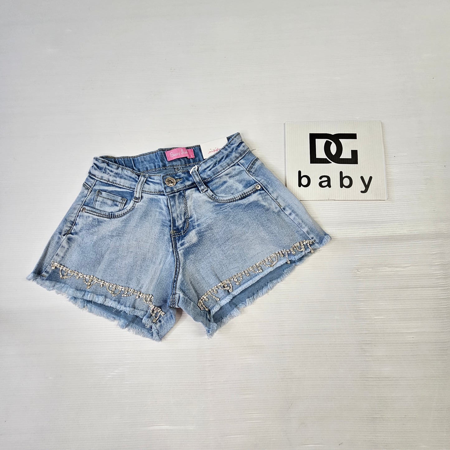 pantaloncino jeans CATIA STRASS