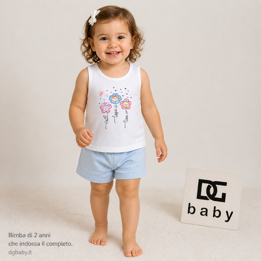 Completo Neonata “Dolce Fiorellina”