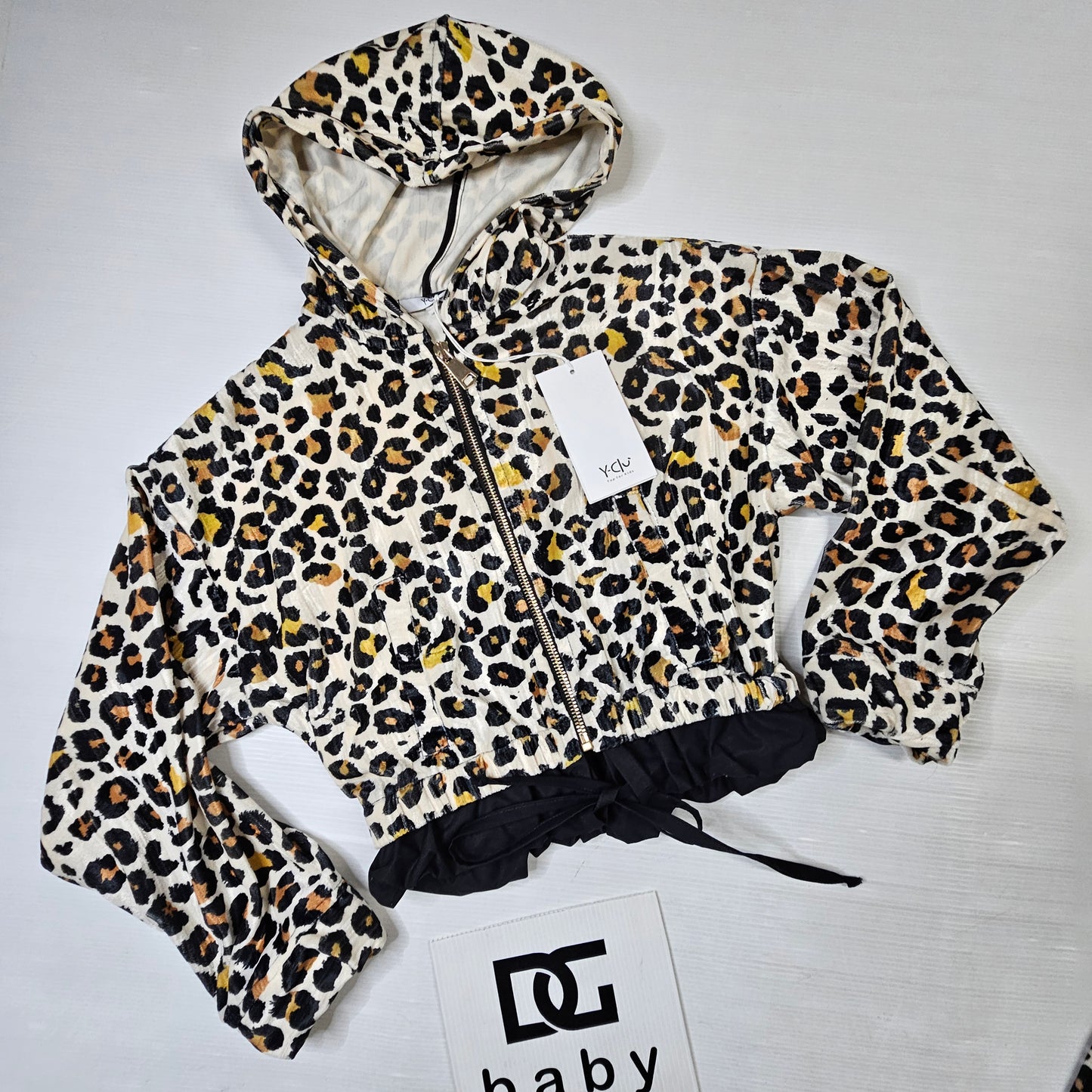 Completo bambina leopardato con giubbino e pantagonna – YCLU