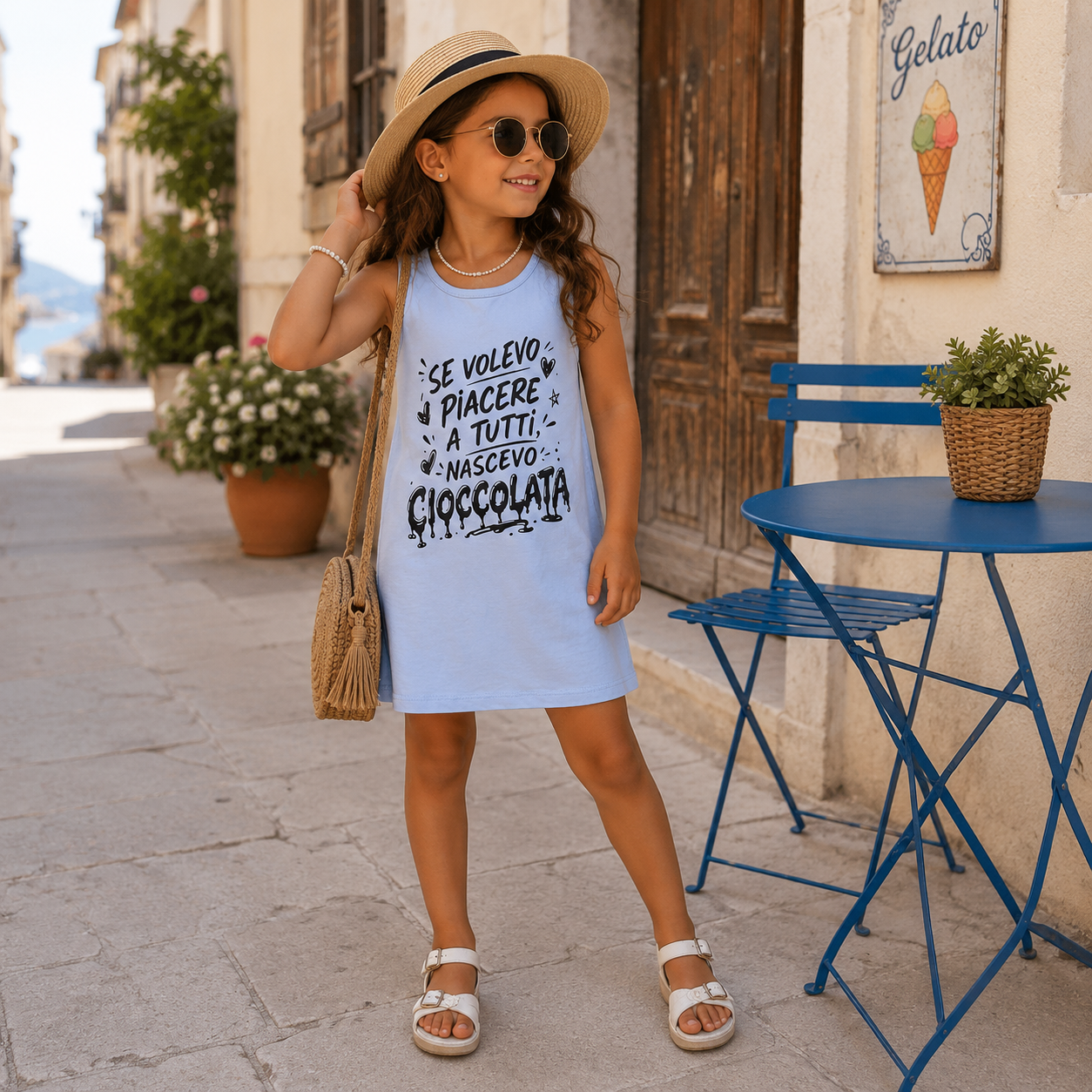 Canotta vestitino  Bambina "Se Volevo Piacere a Tutti"