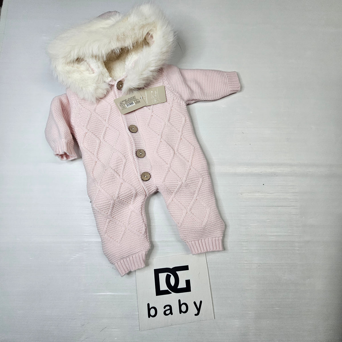 Eskimo Neonato in Lana con Pelliccia Interna NG-2021