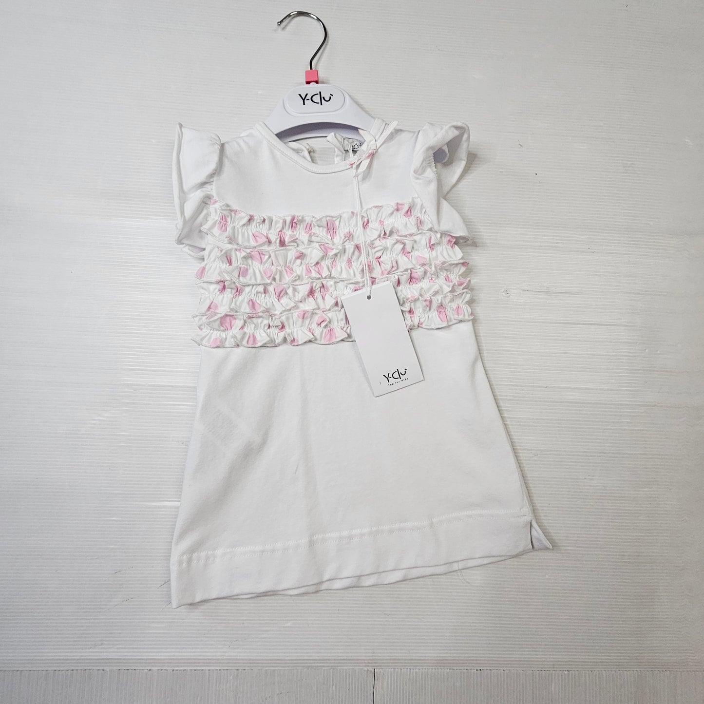 Abito Neonata Y-Clù – Petali Rosa