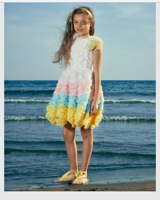 vestitino bambina ragazza G1457 STEFANO CAVALLIERI