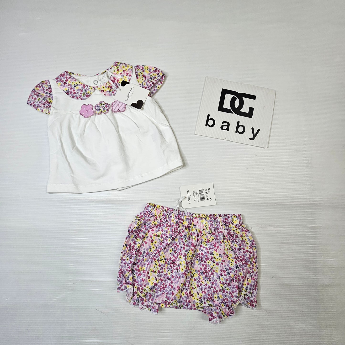 Completo Neonata “Dolce Petali”