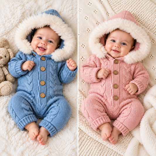 Eskimo Neonato con Cappuccio e Pelliccia NG2018