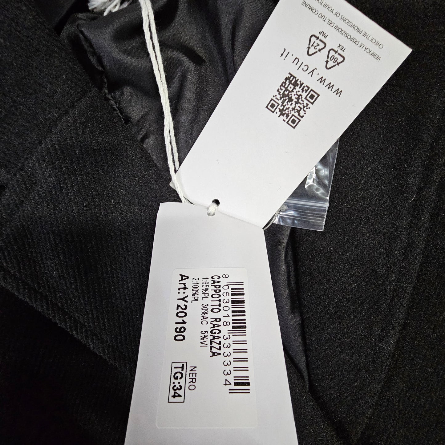 cappotto ragazza Y20120