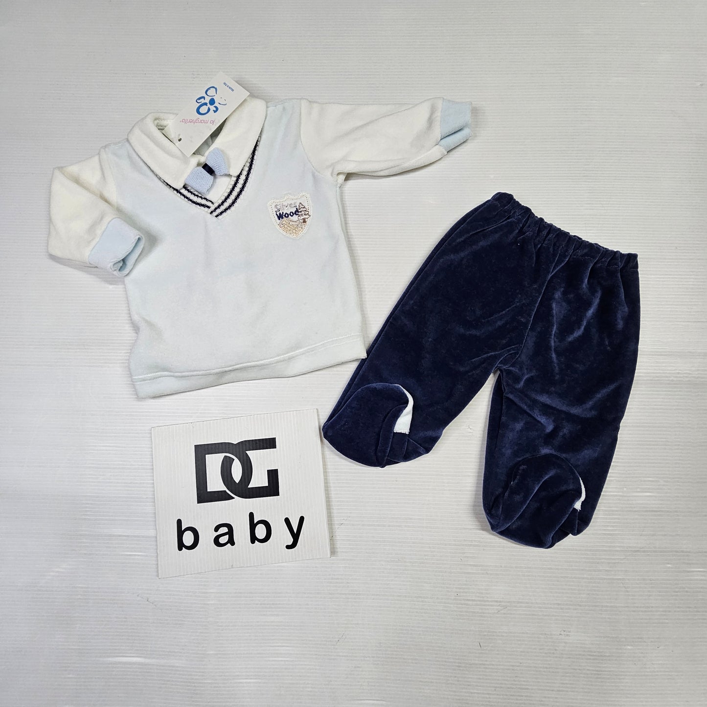 🍼 Completo ciniglia “Silver Wood” – La Margherita – Art. 37074