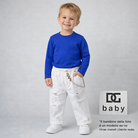 👖 Jeans Bambino Strappi
