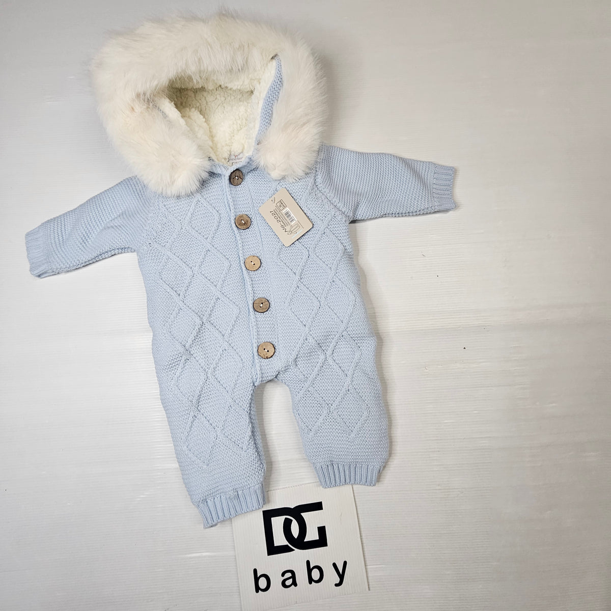 Eskimo Neonato in Lana con Pelliccia Interna NG-2021
