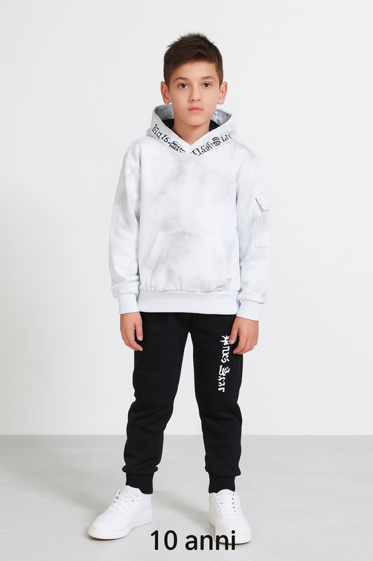 🔥 Paris Star Hoodie Set – Ragazzo